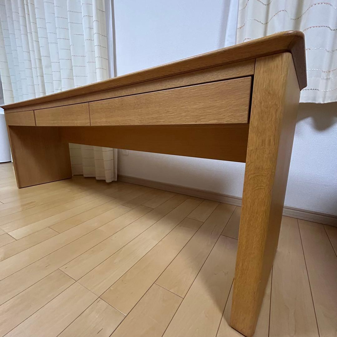 希少　カリモク　サイドボード　引き出し3つ　デスク　karimokuオールド