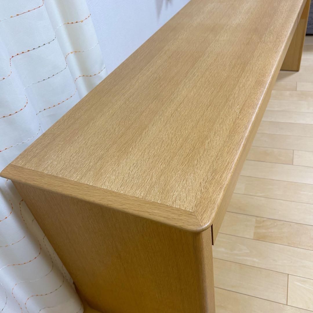 希少　カリモク　サイドボード　引き出し3つ　デスク　karimokuオールド