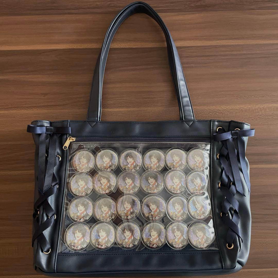 WEGO 痛バッグ ネイビー 和泉一織 缶バッジ付 - メルカリ