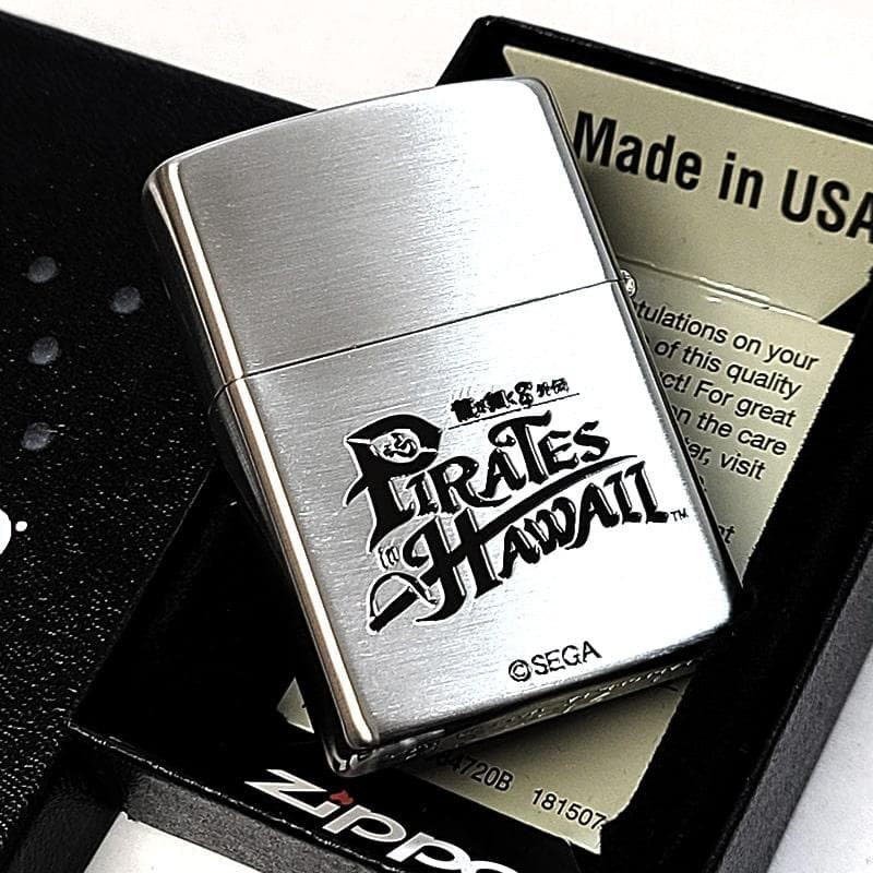 ZIPPO ライター 真島吾郎刺青 龍が如く8外伝 ジッポ 両面加工 シルバー