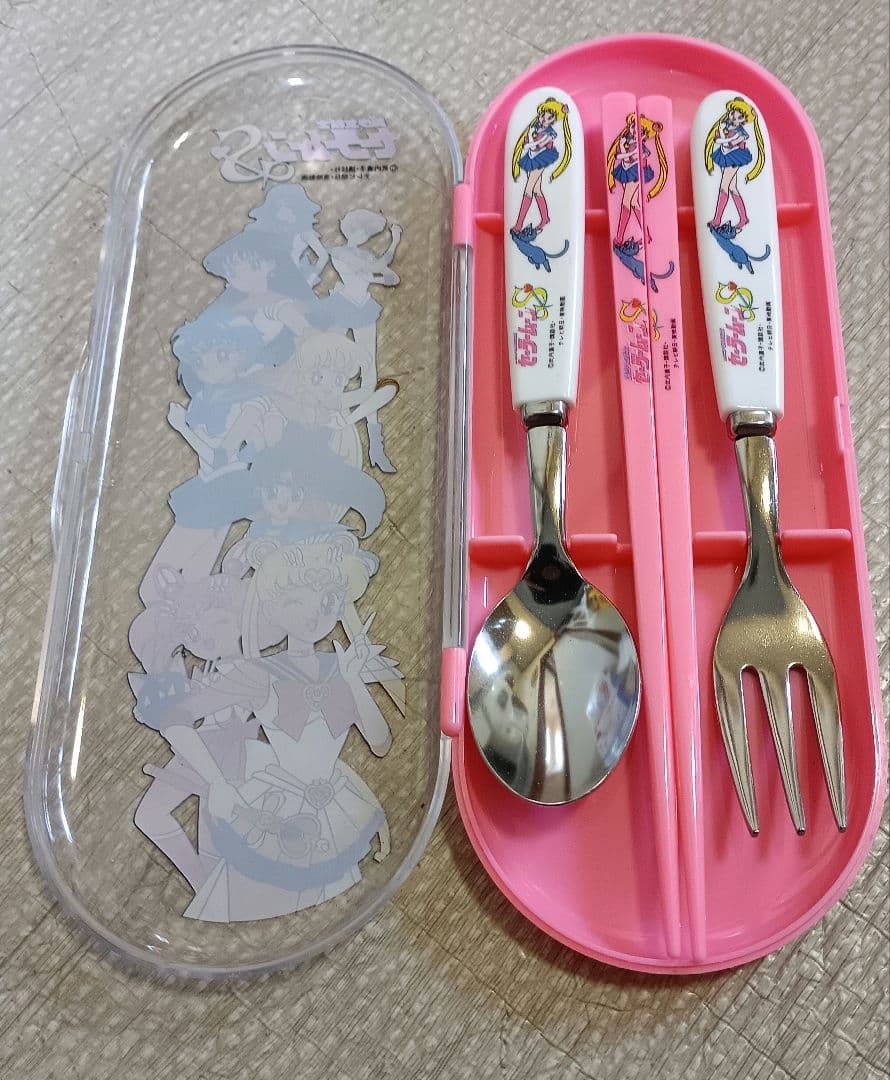 セーラームーンS スプーン&フォーク&箸セット - メルカリ