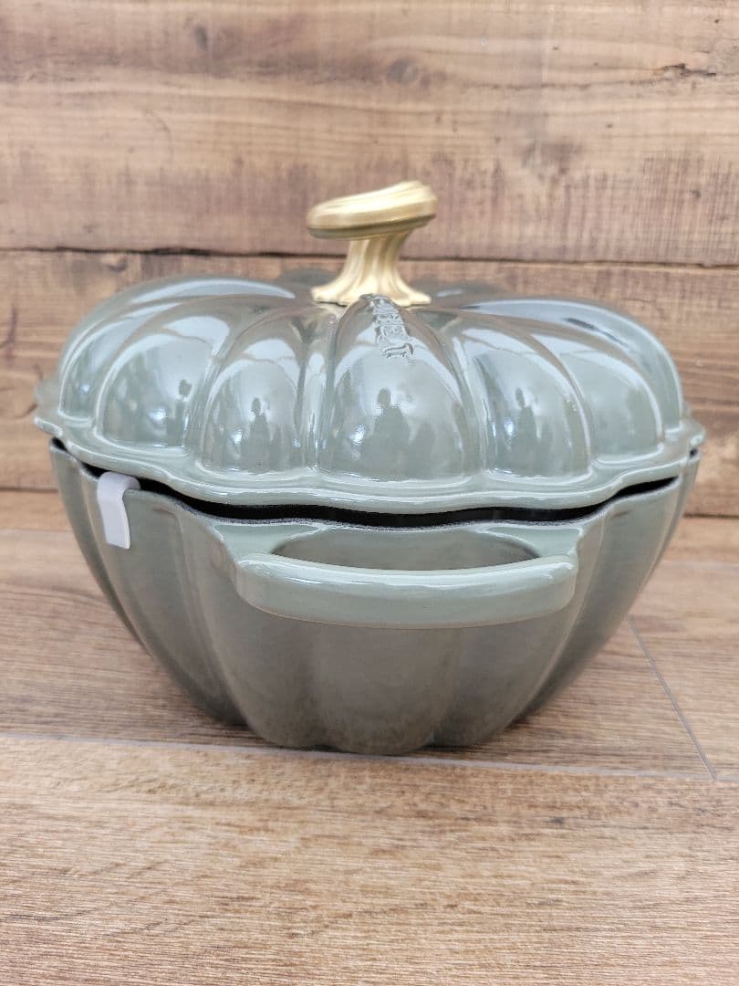 【未使用】LE CREUSET ルクルーゼ カボチャ パンプキン24cm両手鍋