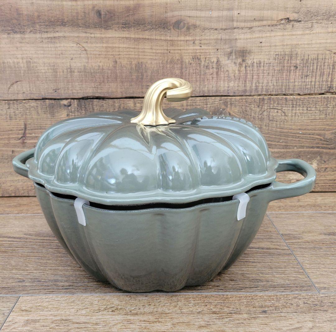 【未使用】LE CREUSET ルクルーゼ カボチャ パンプキン24cm両手鍋