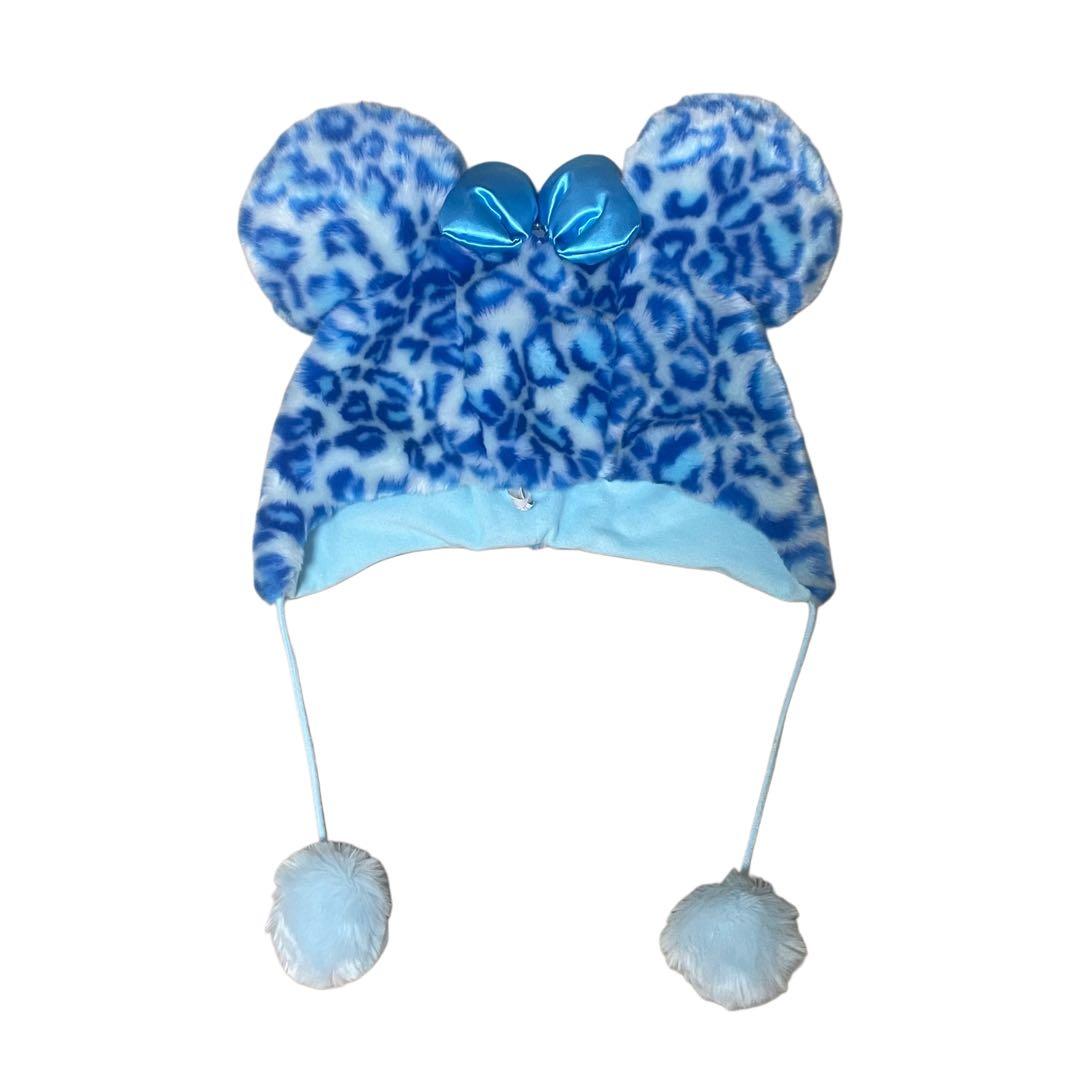 Disney ファンキャップ レオパード ヒョウ柄 ブルー 青 - メルカリ