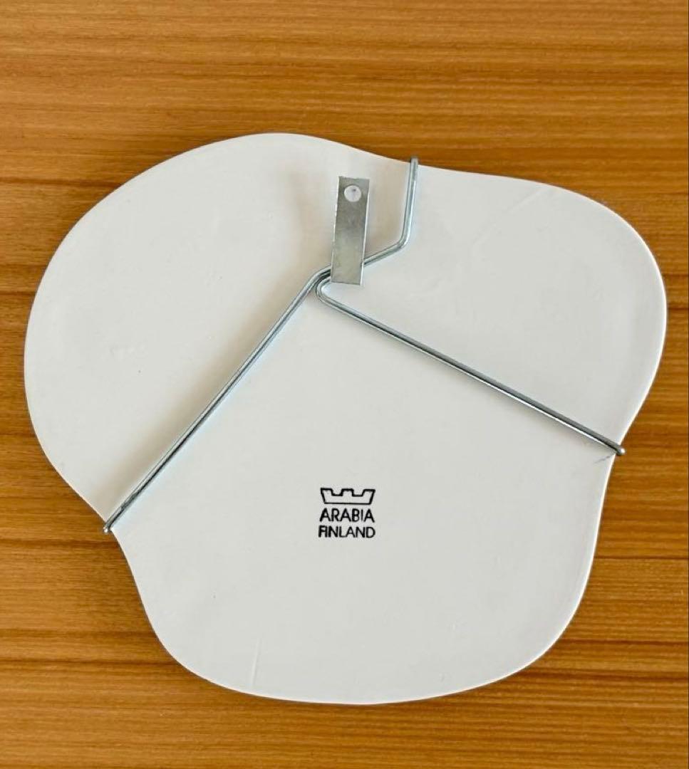 【希少カラー】ARABIA アラビア ヘルヤ \"Valkovuokot\" 陶板画