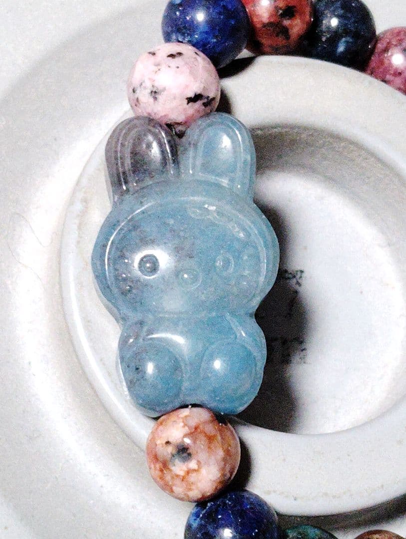 *.꒰ঌ空໒꒱.*トレアイトうさぎさんブレスレット