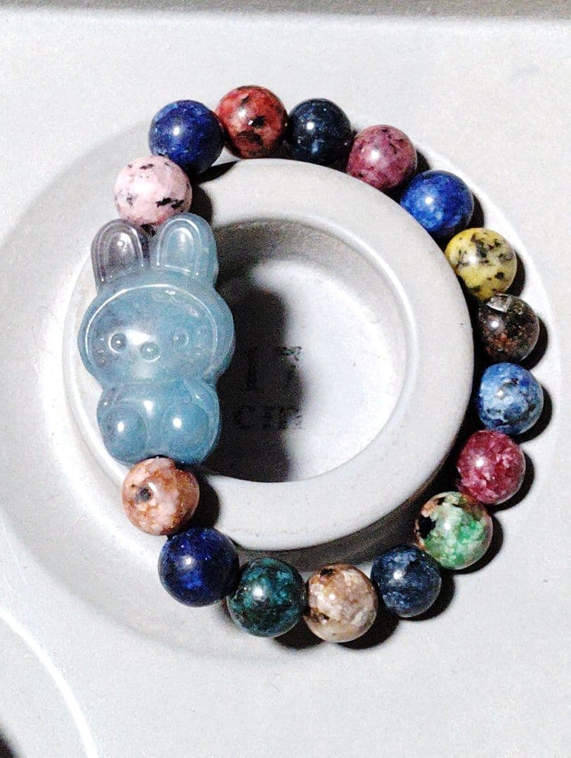 *.꒰ঌ空໒꒱.*トレアイトうさぎさんブレスレット