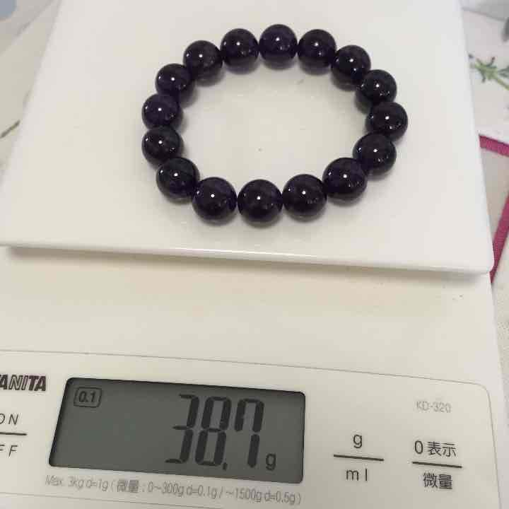 高品質アメジスト12mmブレスレット