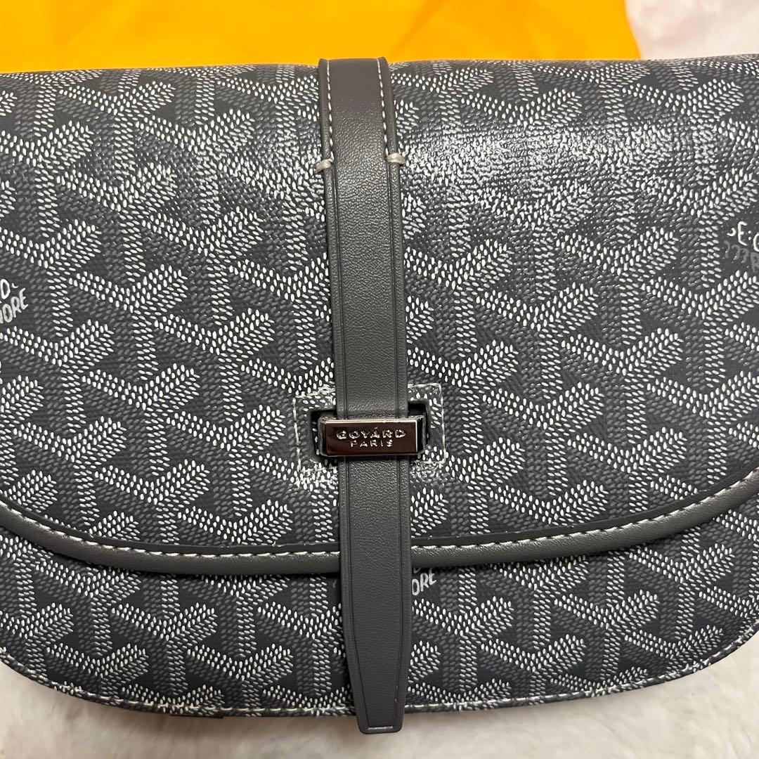 ゴヤール ベルヴェデーレ ショルダーバッグ グレー ノベルティ - メルカリ