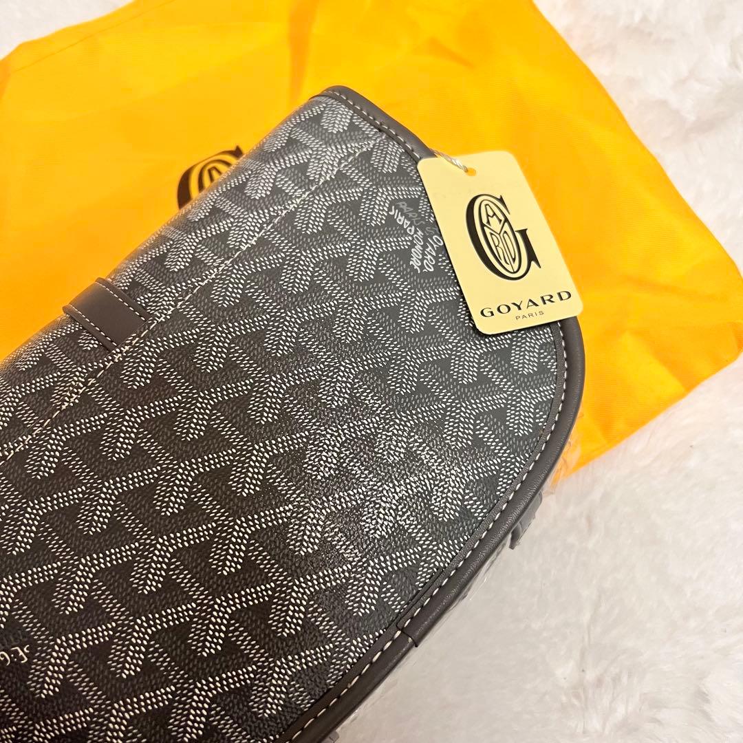 ゴヤール ベルヴェデーレ ショルダーバッグ グレー ノベルティ - メルカリ