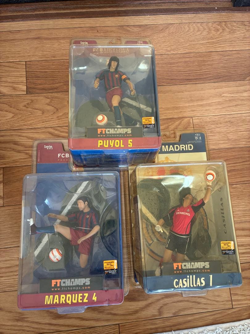 SS FC Barcelona Real Madridフィギュア 4体