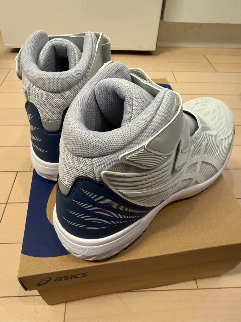 アシックス　ASICS CP120 安全靴 グレー/ホワイト　26.0cm