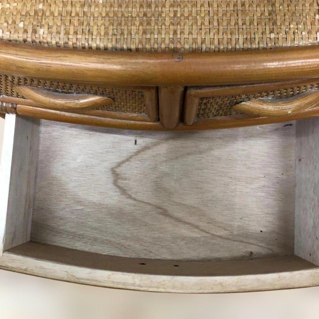 送料無料 ラタン 籐製 チェスト 5段 収納棚 タンス レトロ　250804-2