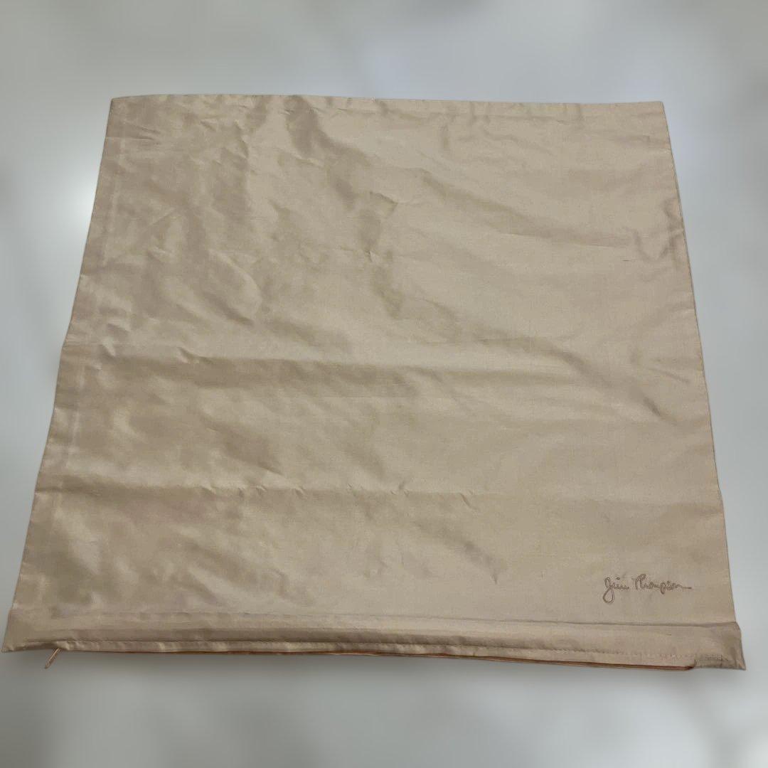 新品　4枚セット　ジムトンプソン　タイシルク　クッションカバー　無地