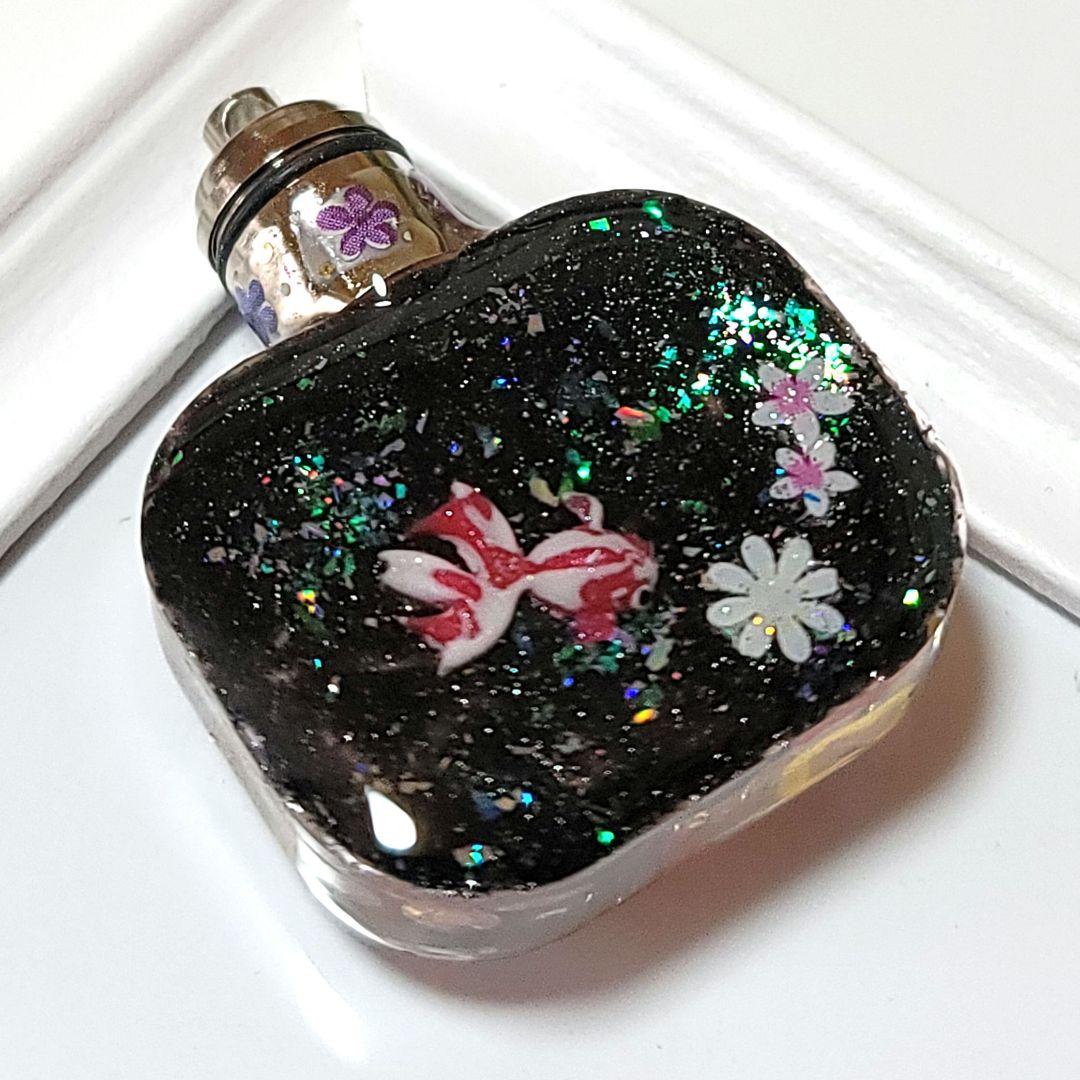 サンプル 光るキーホルダー 金桜金魚 桜イルミネーション