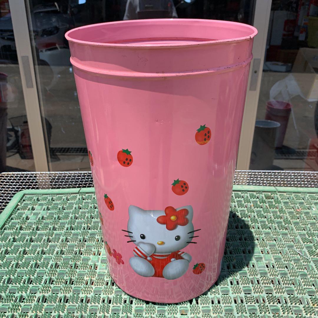 キティー　サンリオ　ゴミ箱　①