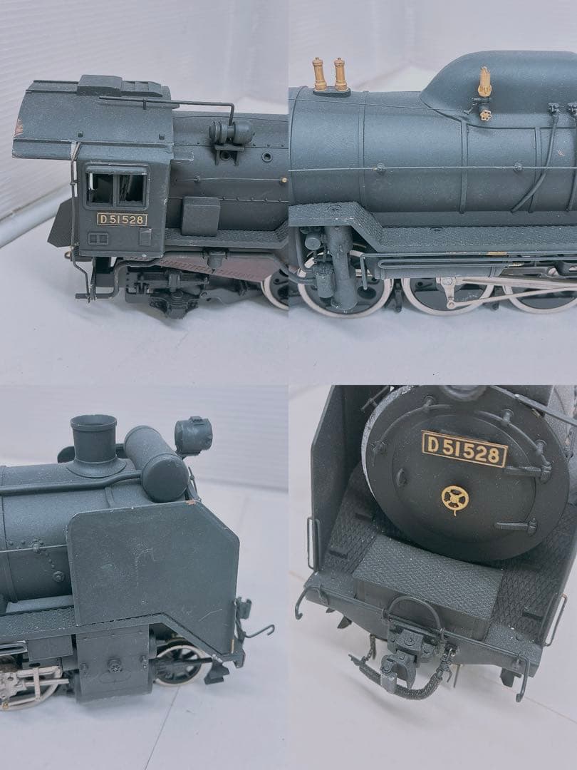 D51 528 蒸気機関車 鉄道模型 大型模型 本体＋テンダー セット
