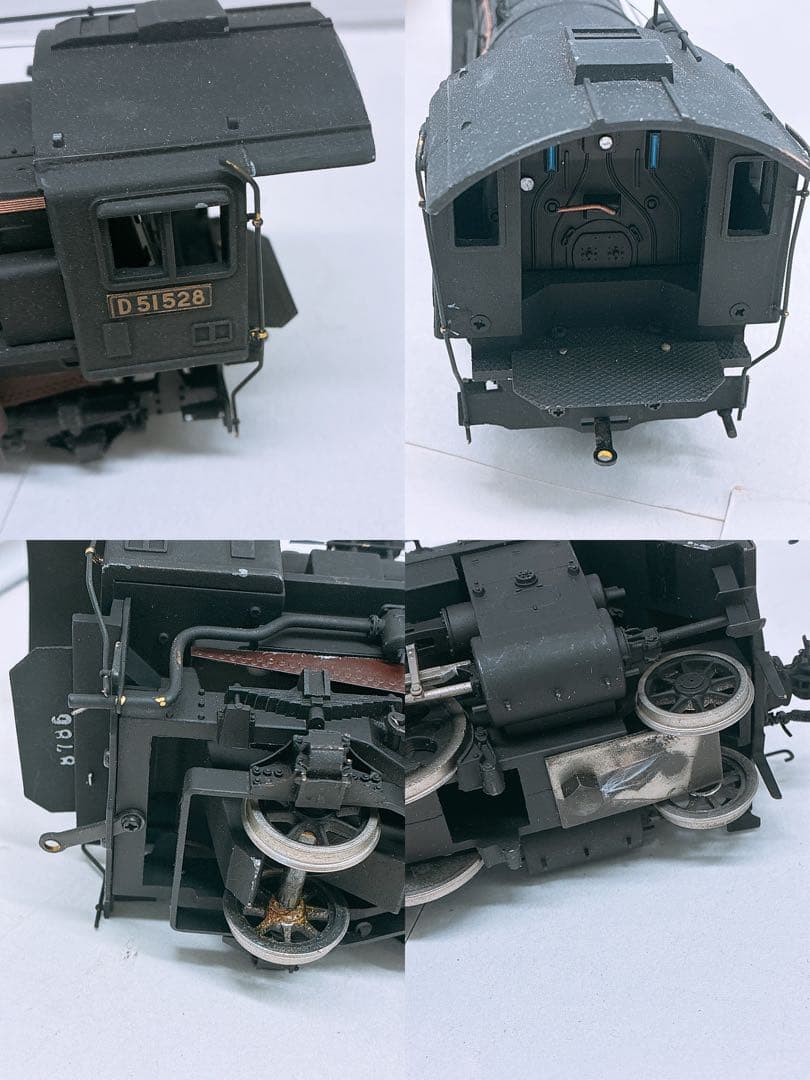 D51 528 蒸気機関車 鉄道模型 大型模型 本体＋テンダー セット