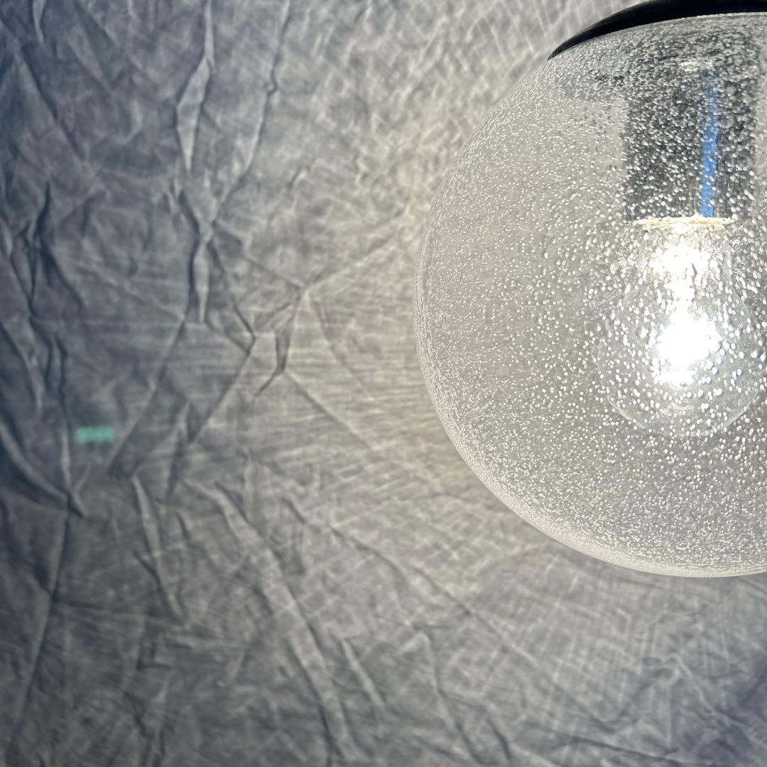 ヴィンテージ　ヤマギワ　ガラスボール　ミッドセンチュリー　スペースエイジ