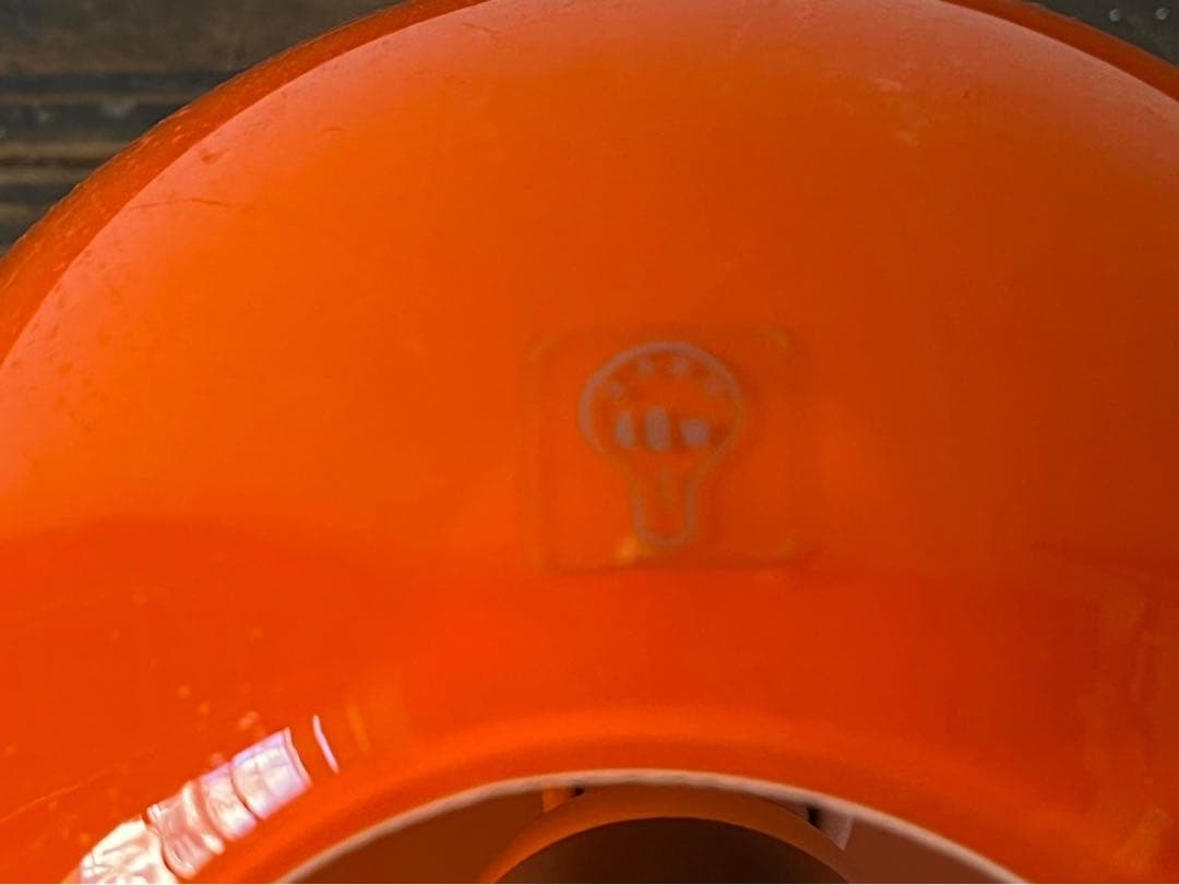 希少 ガラス 天井照明 ペンダントライト 当時物 昭和レトロ レトロポップ