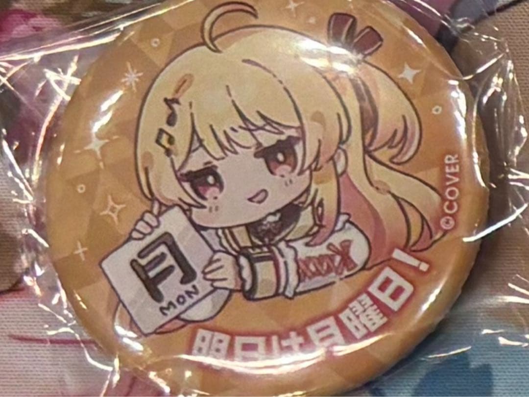 ホロライブ 音乃瀬奏 缶バッジ 明日は月曜日！カップ WGP2025 ホロカ