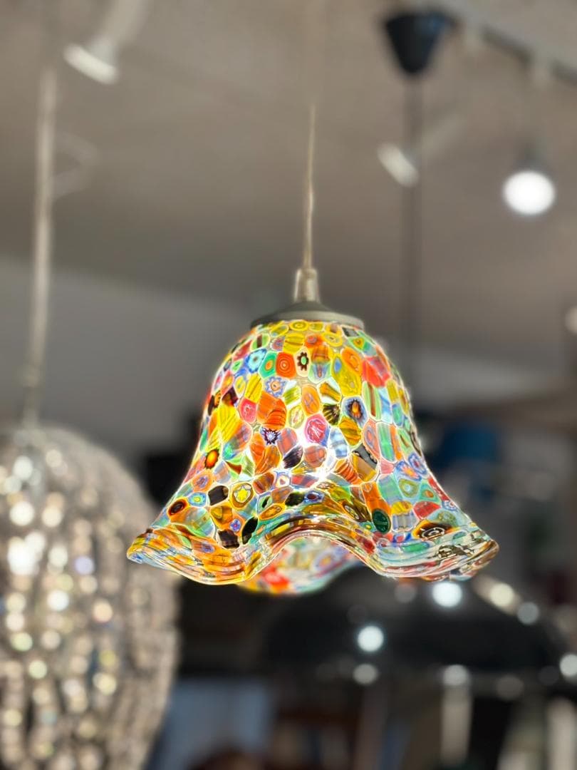 ムラーノ / ガラスペンダントライト / 伝統工芸品 / W190㎜