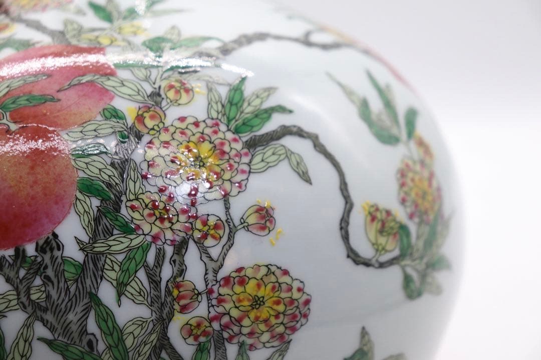 中国 粉彩 桃紋瓶 送料込み260118 - メルカリ