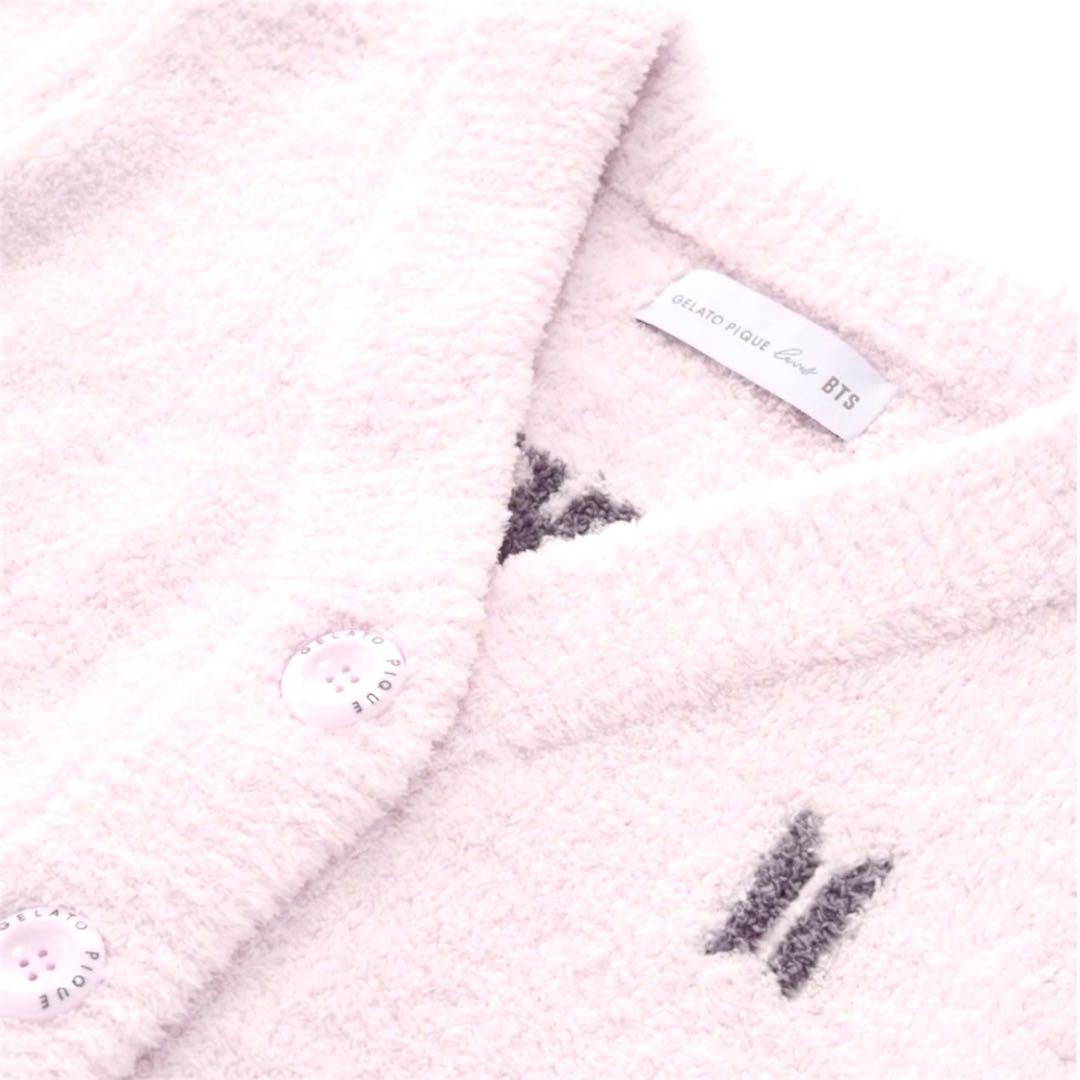 BTS × GELATO PIQUE loves カーディガン ML ジェラピケ - メルカリ