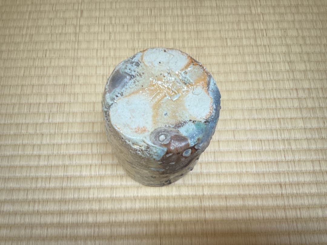 杉本貞光　旅枕花入　大亀箱書029