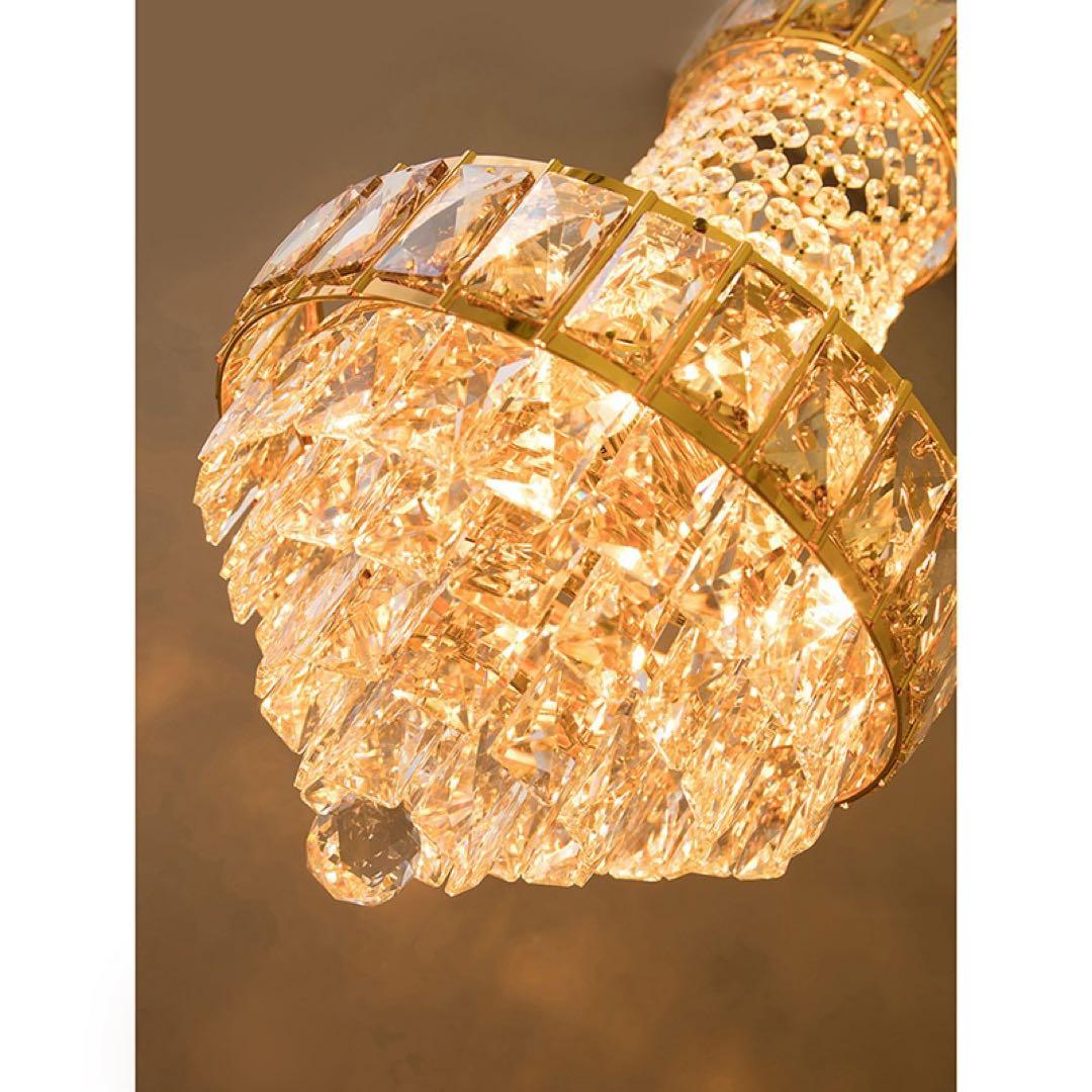 モダンガラス シャンデリア［Martina　マルティーナ（5灯）