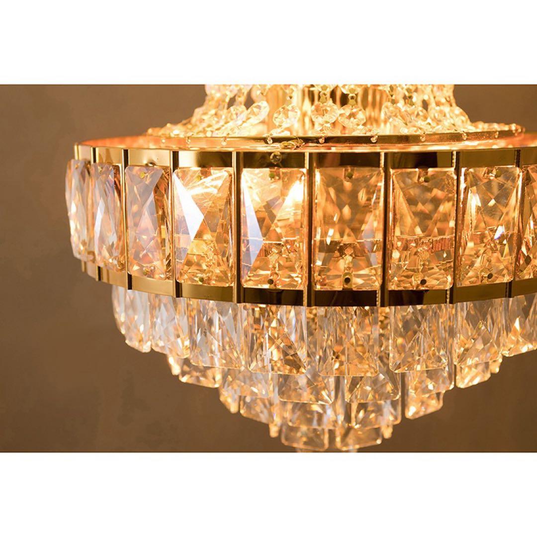 モダンガラス シャンデリア［Martina　マルティーナ（5灯）