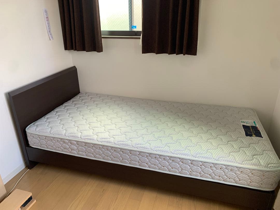 フランスベット　フレーム➕すのこ➕マットレスセット　ウォールナット