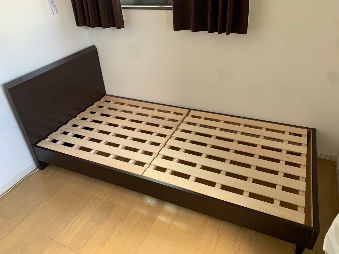 フランスベット　フレーム➕すのこ➕マットレスセット　ウォールナット
