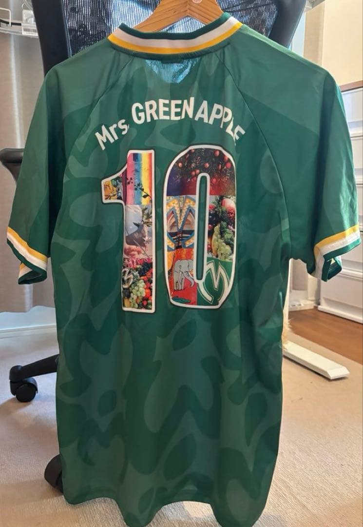 Mrs. GREEN APPLE 10 ゲームシャツ(ワッペンなし) - メルカリ