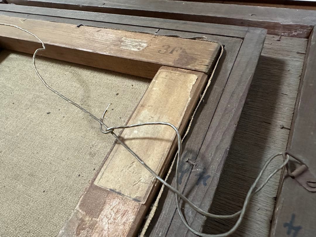 村岡大洋(TAIYO)作 油絵 「静物」美術品 40cm×45cm×4cm 果物