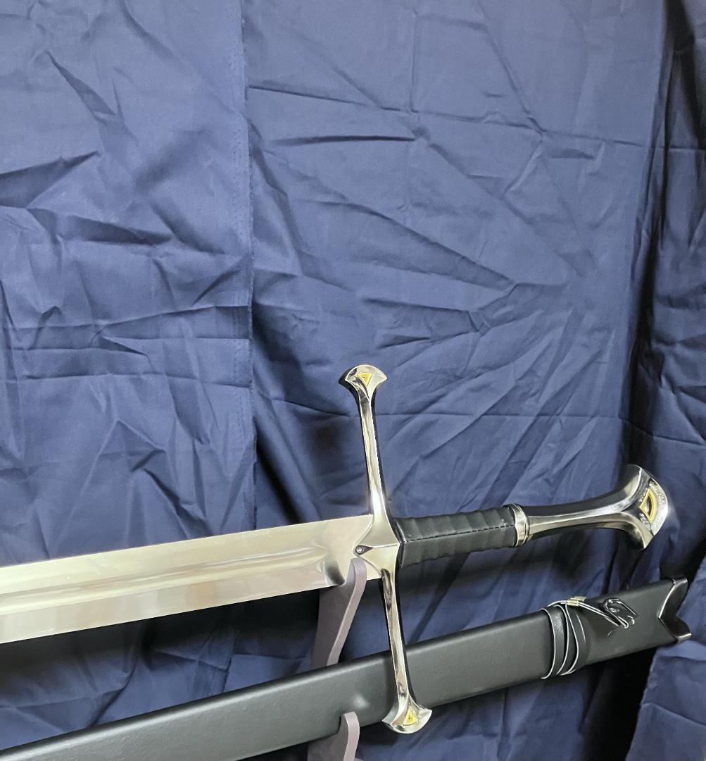 新品未使用『アンドゥリル形状のロングソード』)西洋剣 高級 模造刀剣