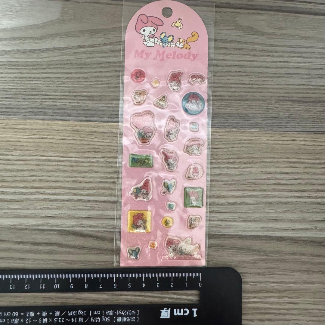正規品 シール 平成 レトロ サンリオ マイメロディ マイメロ ぷっくり