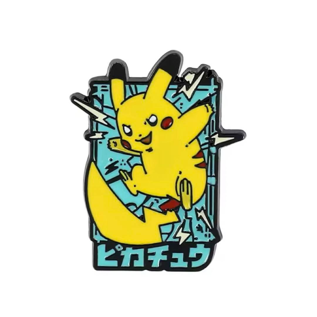 ピンバッジ ピカチュウ かっこいい 技 PINS ポケモン - メルカリ