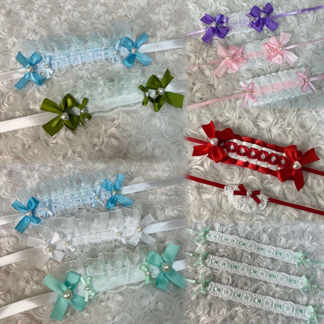 ヘッドドレス スタイ 前掛け 10cm ぬい服 オーダーページ オーダー