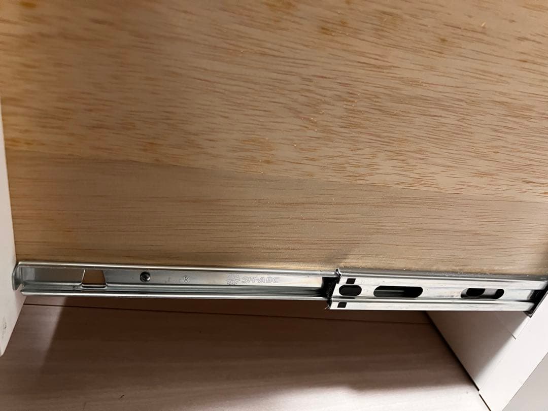 大塚家具ホワイト モダン ドレッサー 大きな鏡付き