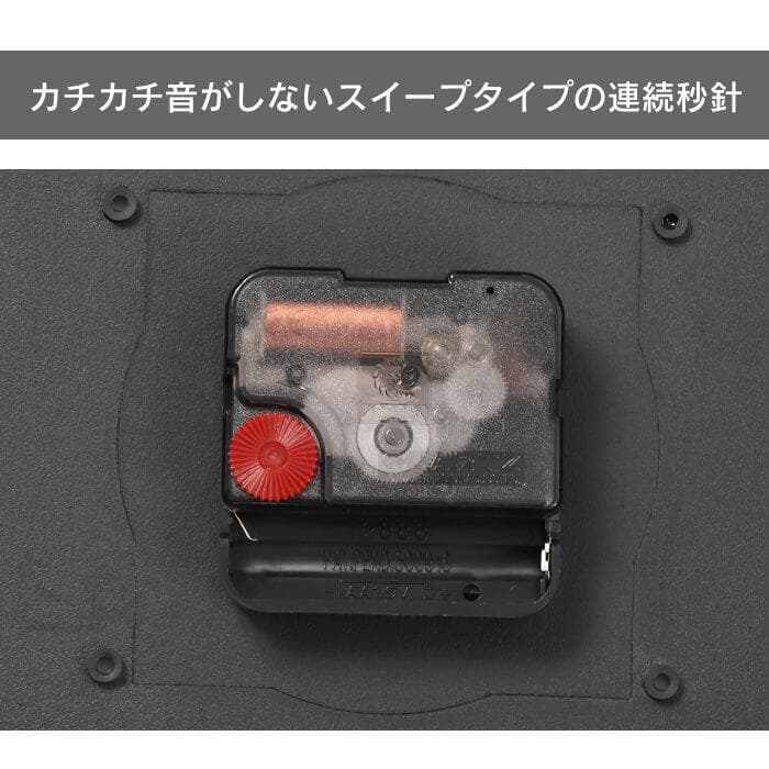 両面時計 ダブルフェイスクロック（シルバー）