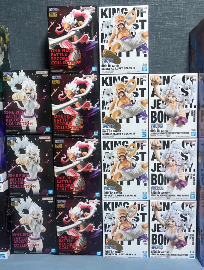 ワンピース　新作　フィギュア　まとめ売り　ルフィ　ニカ　ボニー　新品未開封