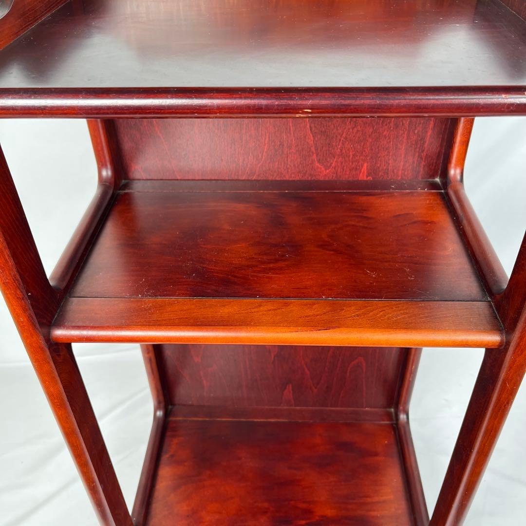 オールドカリモク　アンティーク調　3段キャビネット　カリモク家具　サイドラック