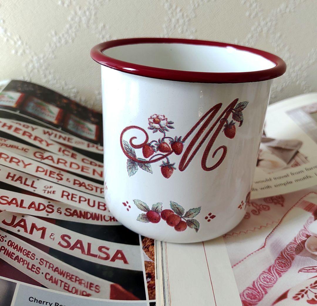 マニー　ロココ　ホーローキャニスター