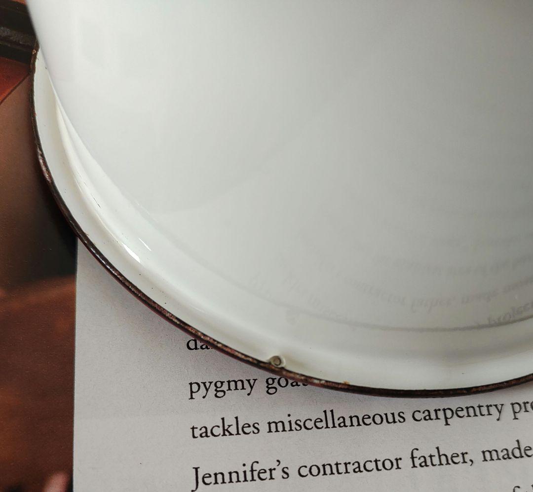 マニー　ロココ　ホーローキャニスター