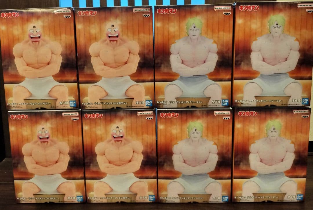 キン肉マン サウナフィギュア キン肉マン＆テリーマン8体セット