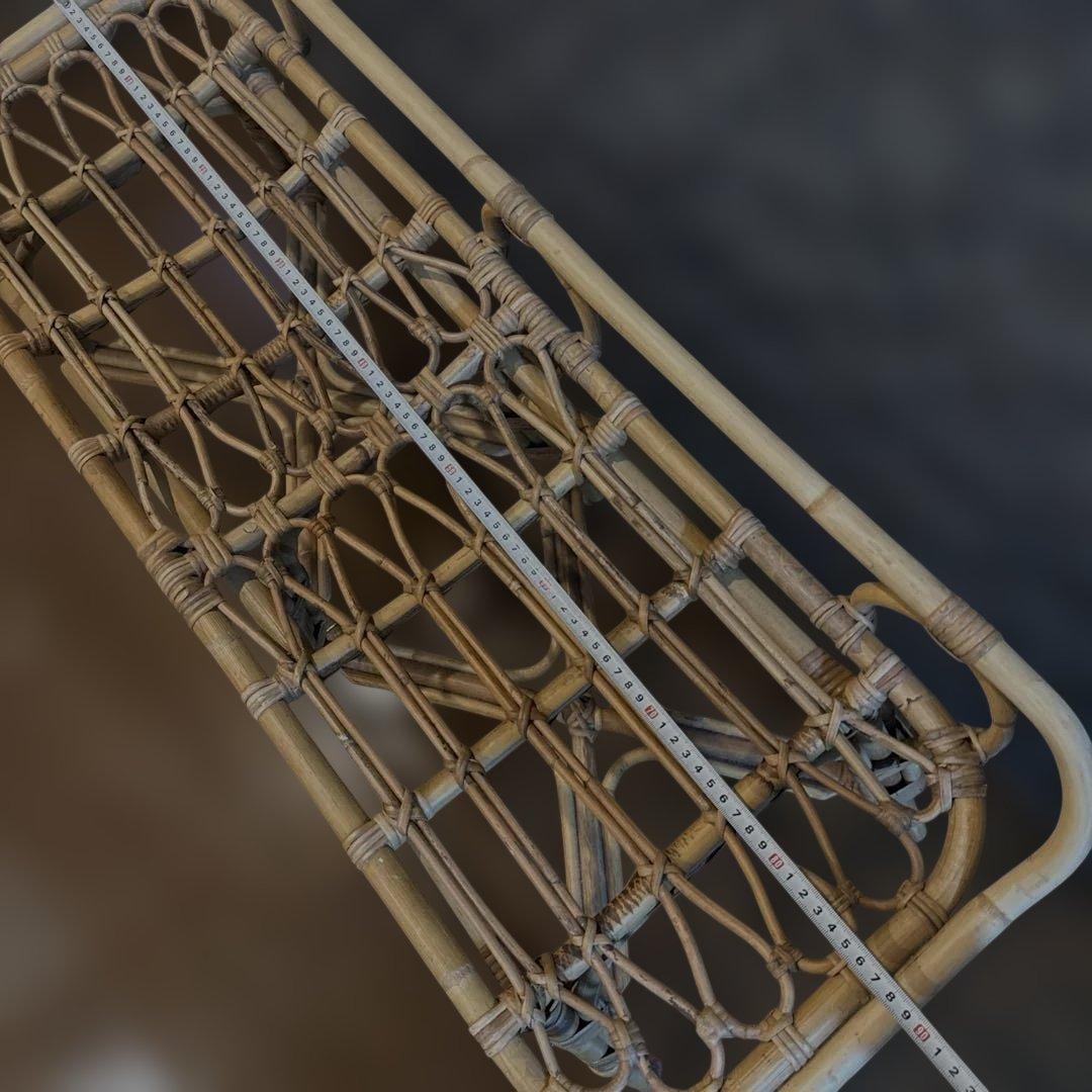 ラタンのスツール　飾り用　珍しい