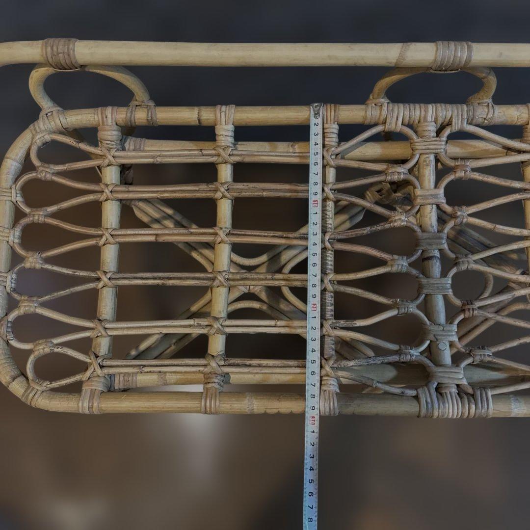 ラタンのスツール　飾り用　珍しい