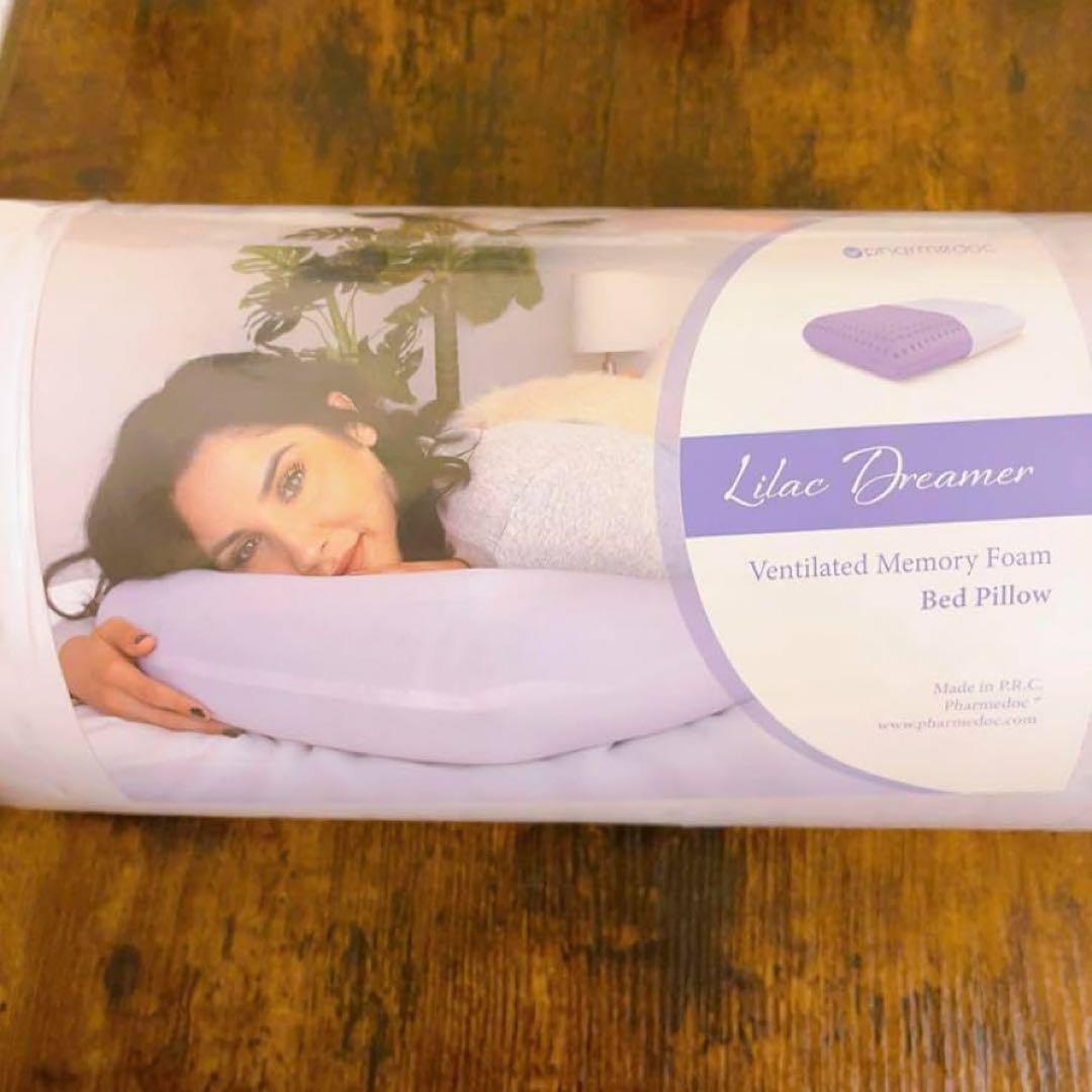 ベッド用枕 快眠枕 ライラックドリーマー 55×39cm 通気性　睡眠枕