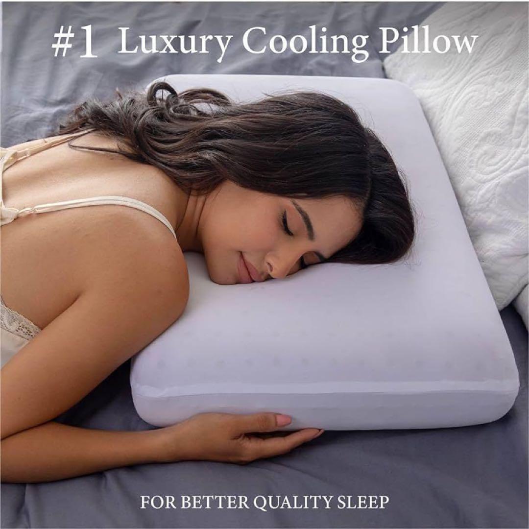 ベッド用枕 快眠枕 ライラックドリーマー 55×39cm 通気性　睡眠枕